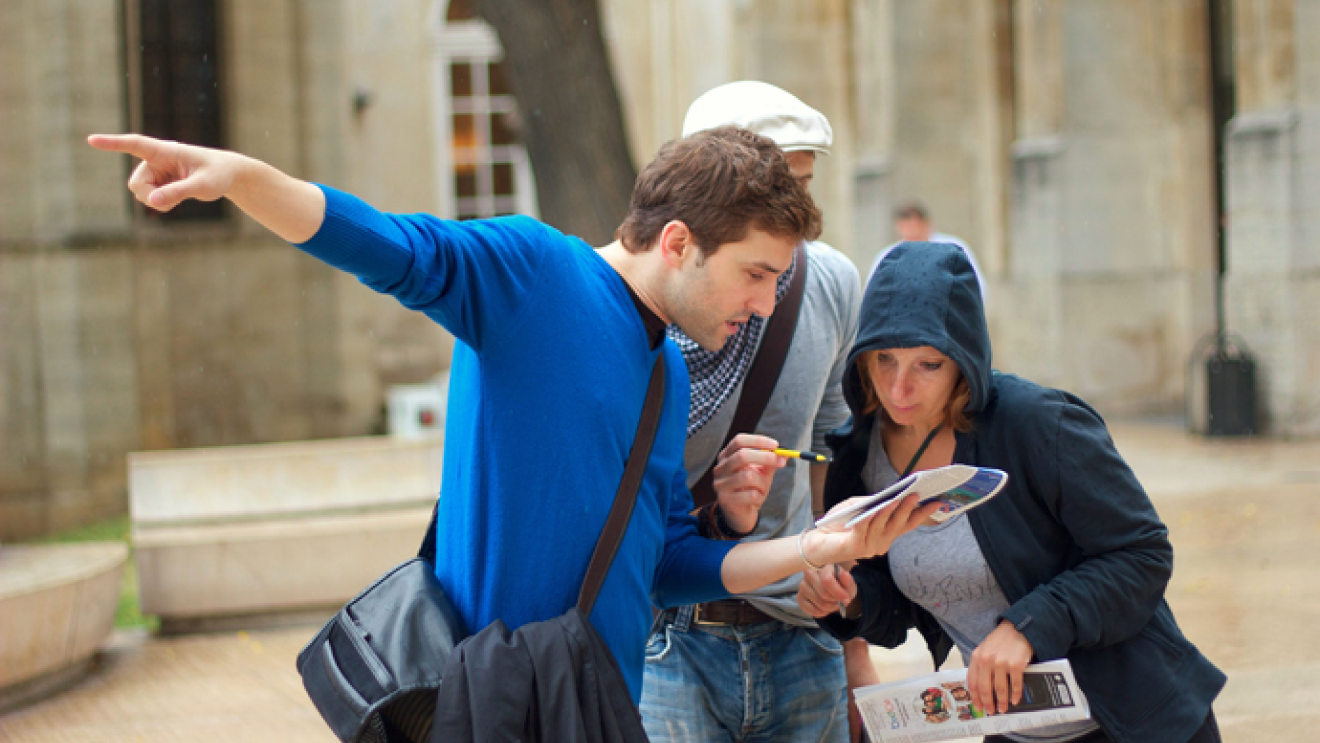 Treasure hunt at the venue